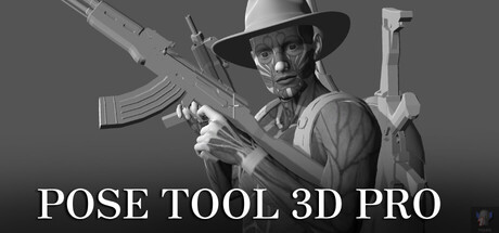 Steam header art for Pose Tool 3D Pro