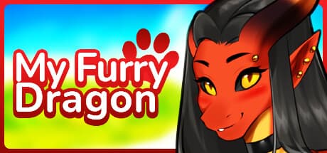 Steam header art for My Furry Dragon