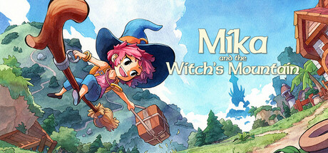 Steam header art for Mika and The Witch's Mountain