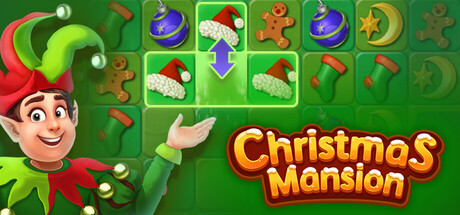 Steam header art for Christmas Mansion