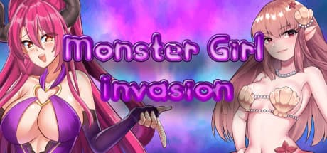 Steam header art for Monster Girl Invasion RPG - Part 1