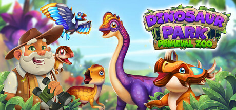Steam header art for Dinosaur Park – Primeval Zoo