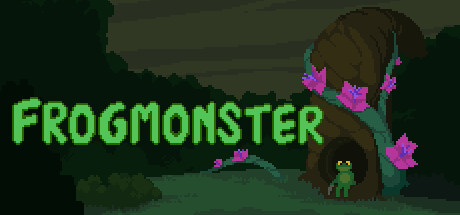Steam header art for Frogmonster