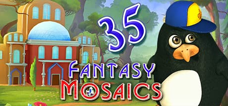 Steam header art for Fantasy Mosaics 35: Day at the Museum