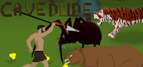Steam header art for Cavedude