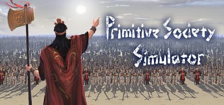 Steam header art for Primitive Society Simulator