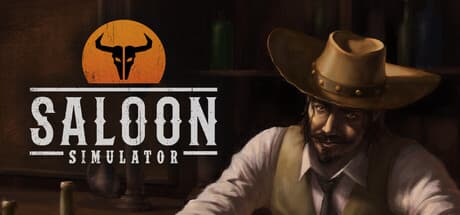 Steam header art for Saloon Simulator