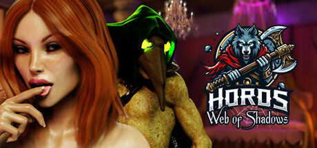 Steam header art for HOROS - monster slayer and lover of many