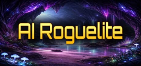 Steam header art for AI Roguelite