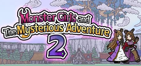 Steam header art for Monster Girls and the Mysterious Adventure 2