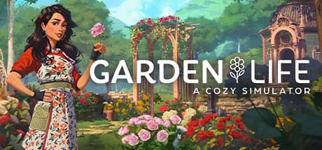 Steam header art for Garden Life: A Cozy Simulator