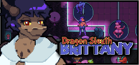 Steam header art for Dragon Sleuth Brittany