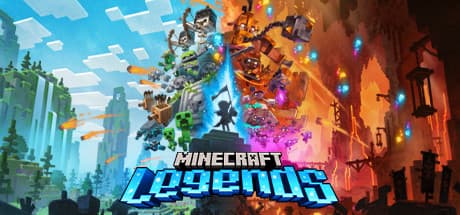 Steam header art for Minecraft Legends