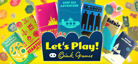 Steam header art for Let's Play! Oink Games