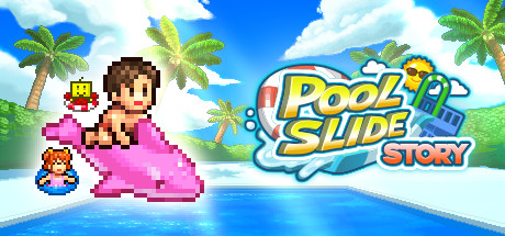 Steam header art for Pool Slide Story