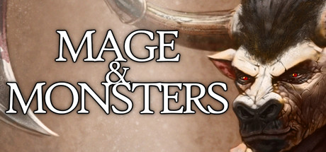 Steam header art for Mage and Monsters