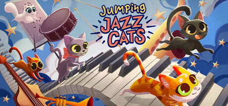 Steam header art for Jumping Jazz Cats