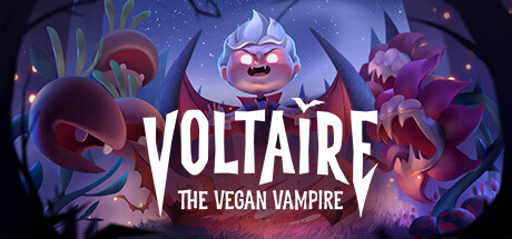 Steam header art for Voltaire: The Vegan Vampire