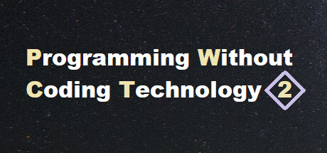 Steam header art for Programming Without Coding Technology 2.0