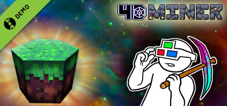 Steam header art for 4D Miner Demo