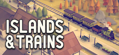 Steam header art for Islands & Trains