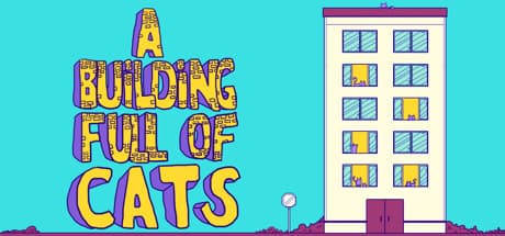 Steam header art for A Building Full of Cats