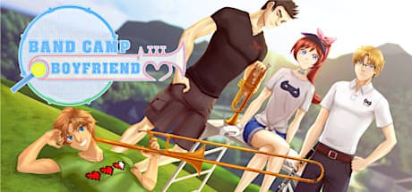 Steam header art for Band Camp Boyfriend