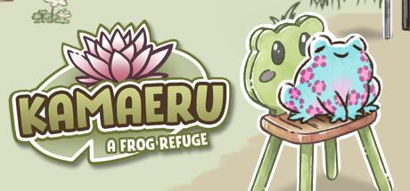 Steam header art for Kamaeru: A Frog Refuge