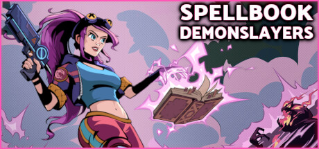 Steam header art for Spellbook Demonslayers