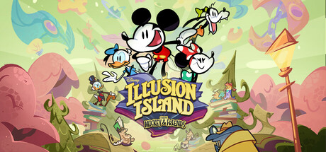 Steam header art for Disney Illusion Island Starring Mickey & Friends