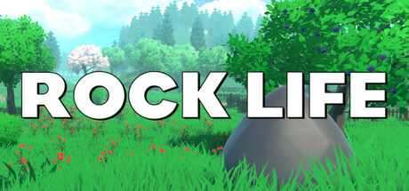 Steam header art for Rock Life: The Rock Simulator