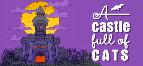 Steam header art for A Castle Full of Cats