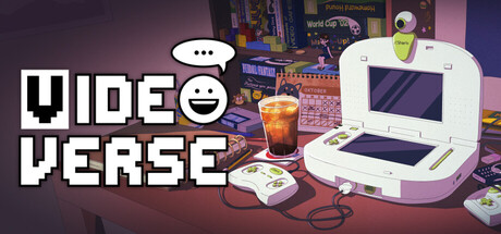 Steam header art for VIDEOVERSE