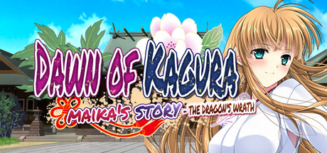 Steam header art for Dawn of Kagura: Maika's Story - The Dragon's Wrath