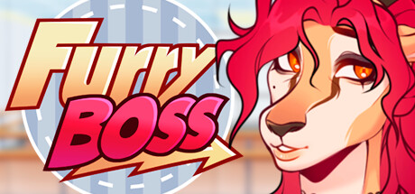 Steam header art for Furry Boss 💼