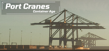 Steam header art for Port Cranes : Container Age