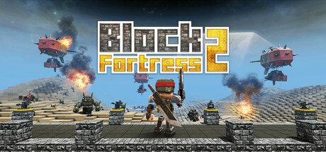 Steam header art for Block Fortress 2