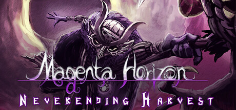 Steam header art for Magenta Horizon - Neverending Harvest