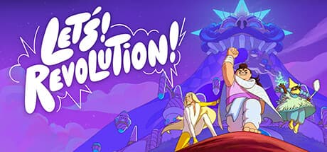 Steam header art for Let's! Revolution!