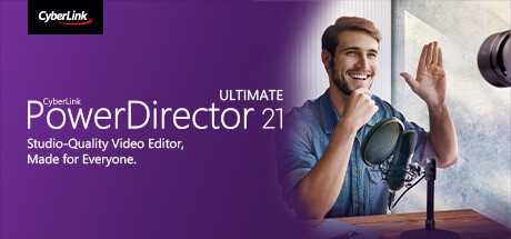 Steam header art for CyberLink PowerDirector 21 Ultimate