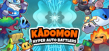 Steam header art for Kādomon: Hyper Auto Battlers