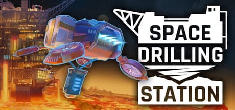 Steam header art for Space Drilling Station