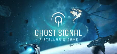 Steam header art for Ghost Signal: A Stellaris Game