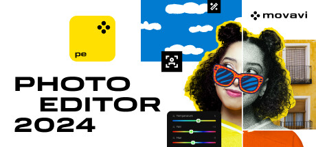 Steam header art for Movavi Photo Editor 2024