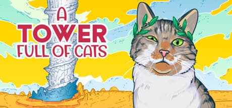 Steam header art for A Tower Full of Cats