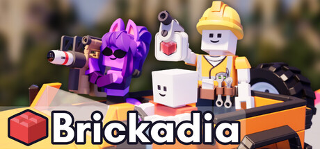 Steam header art for Brickadia