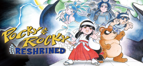 Steam header art for Pocky & Rocky Reshrined