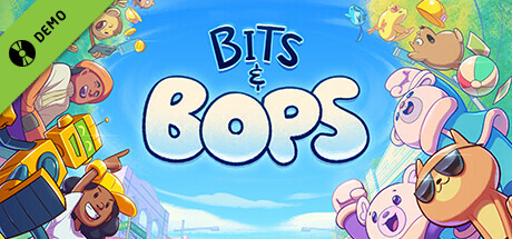 Steam header art for Bits & Bops Demo