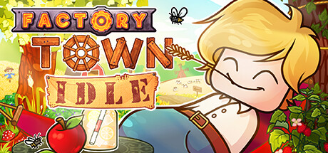 Steam header art for Factory Town Idle