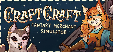 Steam header art for CraftCraft: Fantasy Merchant Simulator